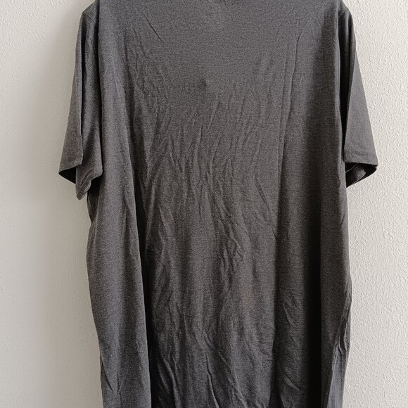 St. John's Bay Super Soft Mens Crew Neck Short Sleeve T-Shirt, Red Sz 2XLT - Picture 4 of 4